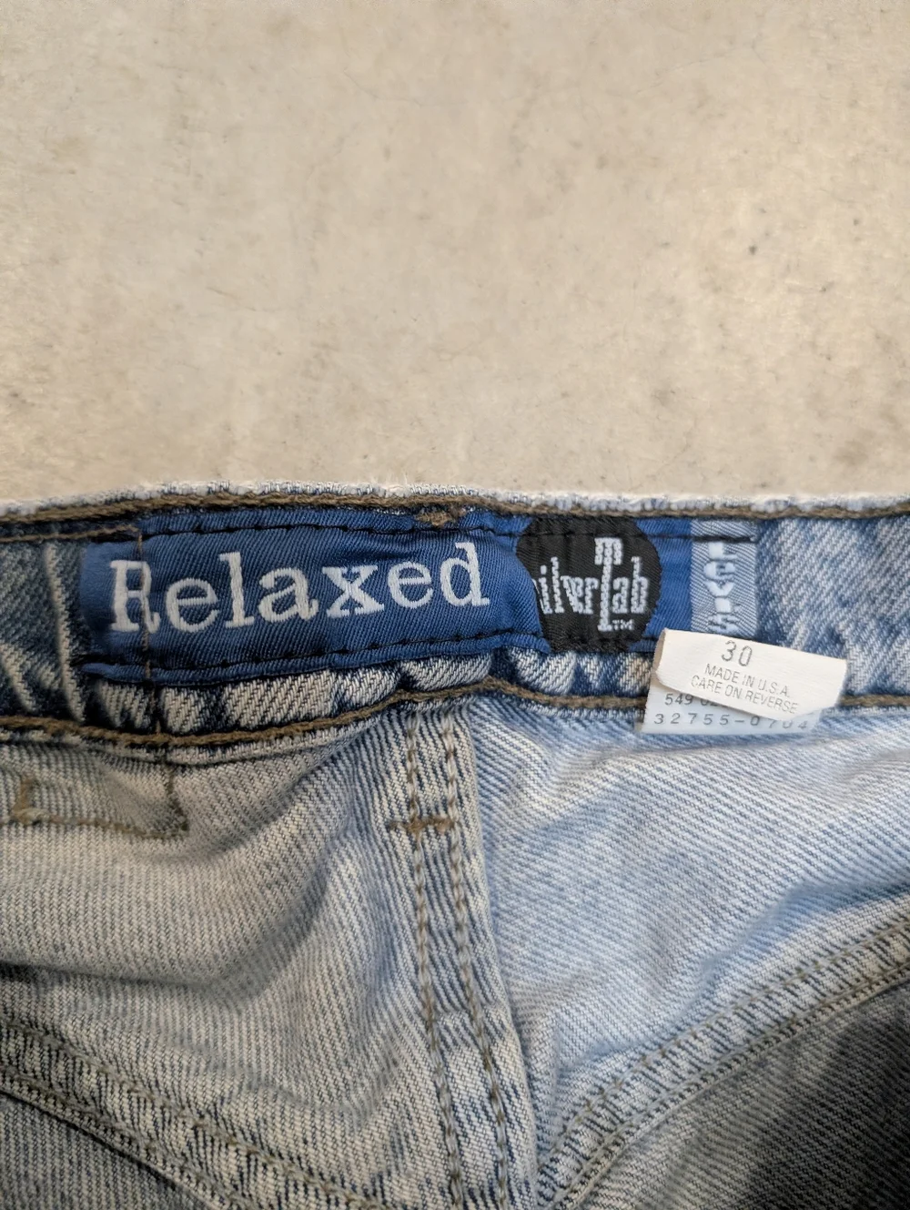 VTG 90s Levis Silvertab Jorts Stained Flaws USA Made Mens 30 (28x9)